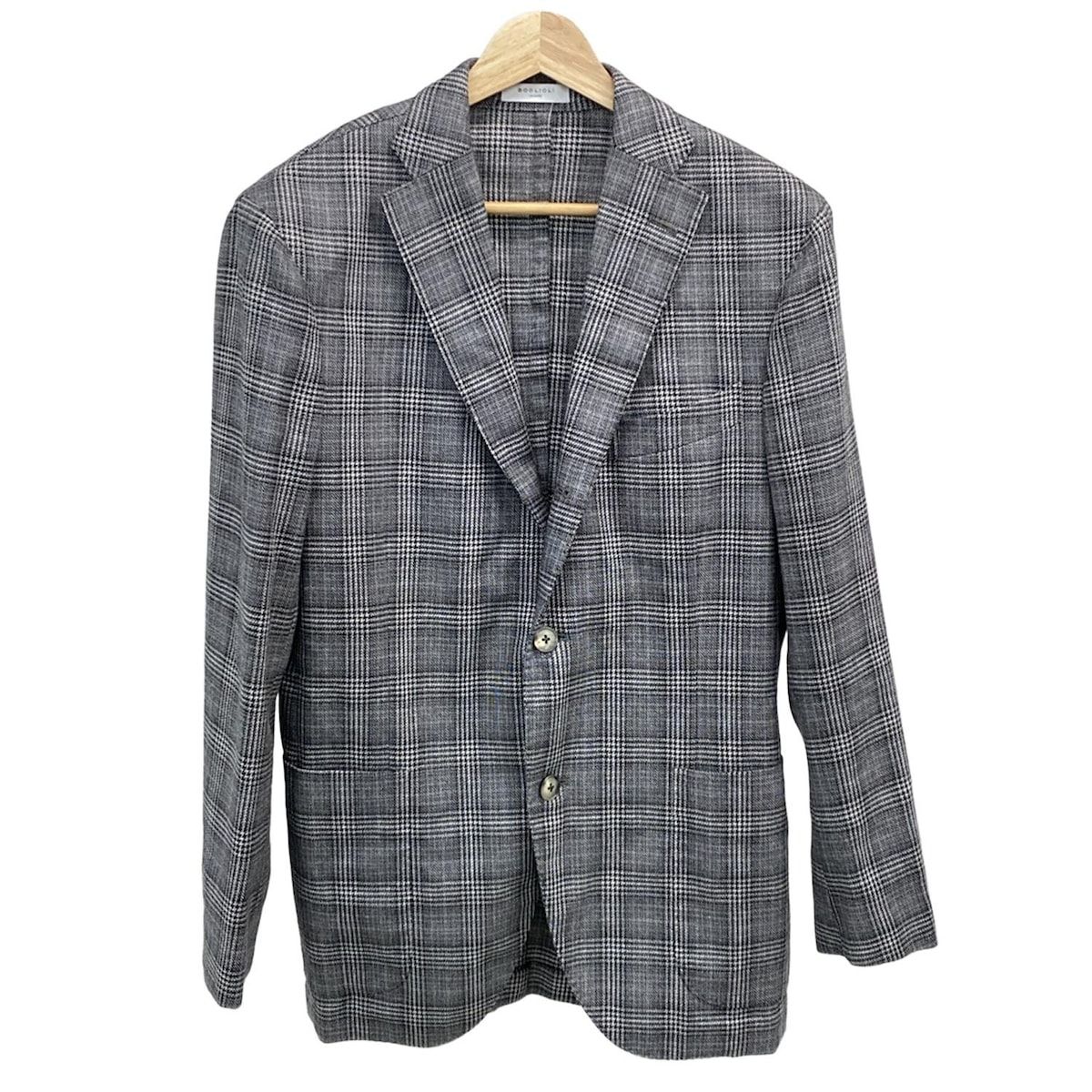 BOGLIOLI(ボリオリ) ジャケット サイズ46 S メンズ美品 - 黒×グレー×白