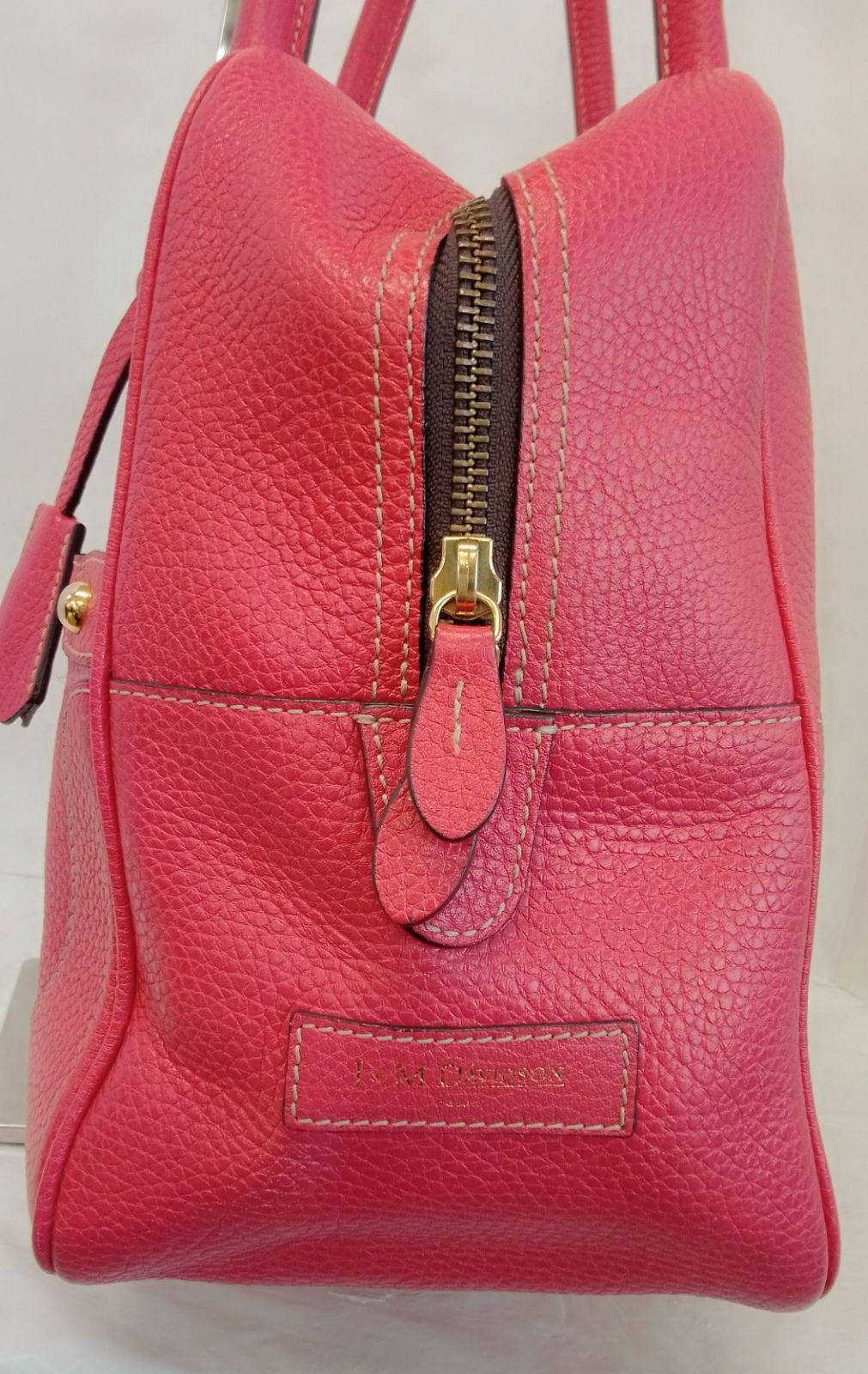 【美品】ジェイアンドエムデヴィッドソン　ハンドバッグ　ミニボストン　ミア　ミニ ANB16 ジェイアンドエムデヴィッドソン 美品 ミア ミニボストンバッグ