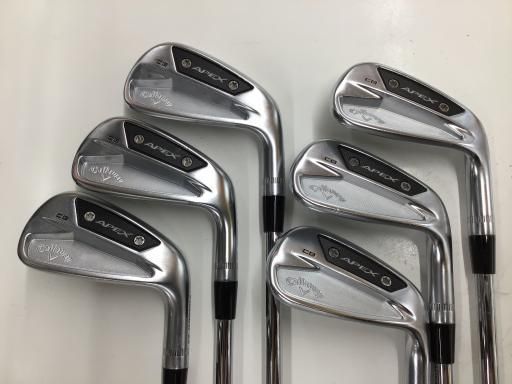 大人気，人気SALE 【中古】 キャロウェイ APEX CB(2024) 6S アイアンセット IR Dynamic Gold MID 115 (フレックスS) メンズ 男性用 右利き 右用 Cランク ゴルフクラブ 単体アイアン