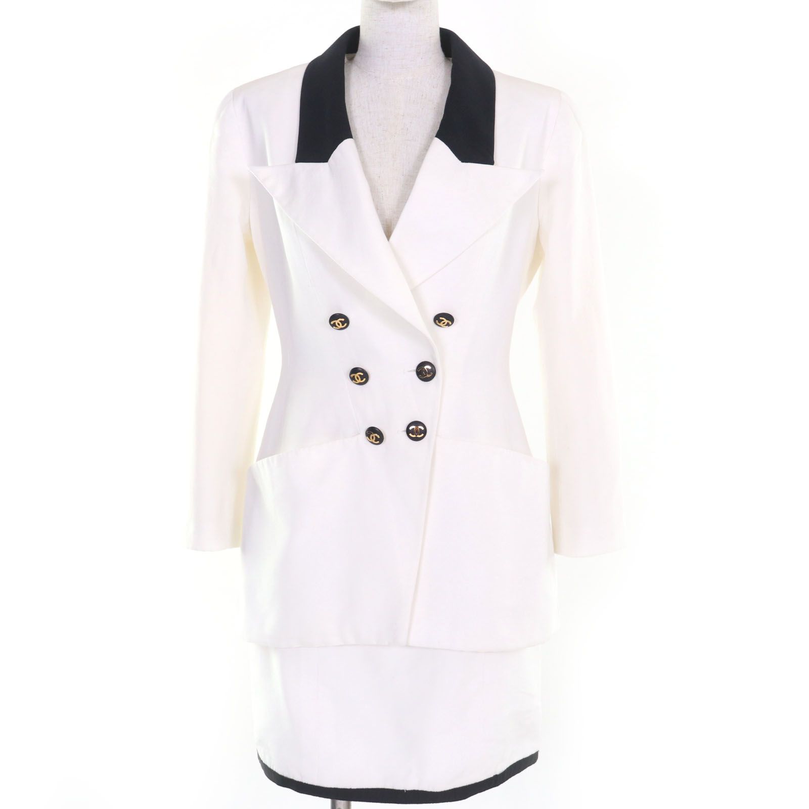 極美品◇CHANEL BOUTIQUE シャネルブティック ヴィンテージ コットン