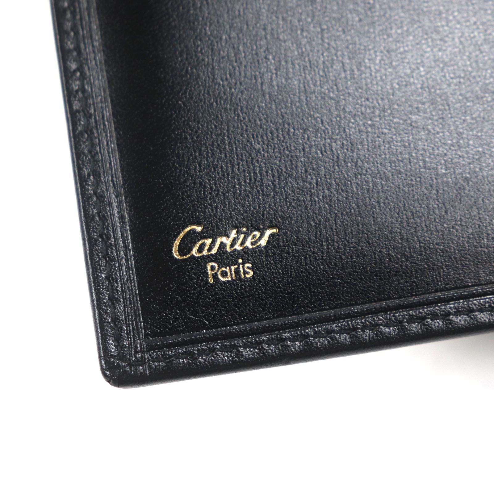 極美品▽Cartier カルティエ マストライン レザー ロゴ金具 ロング