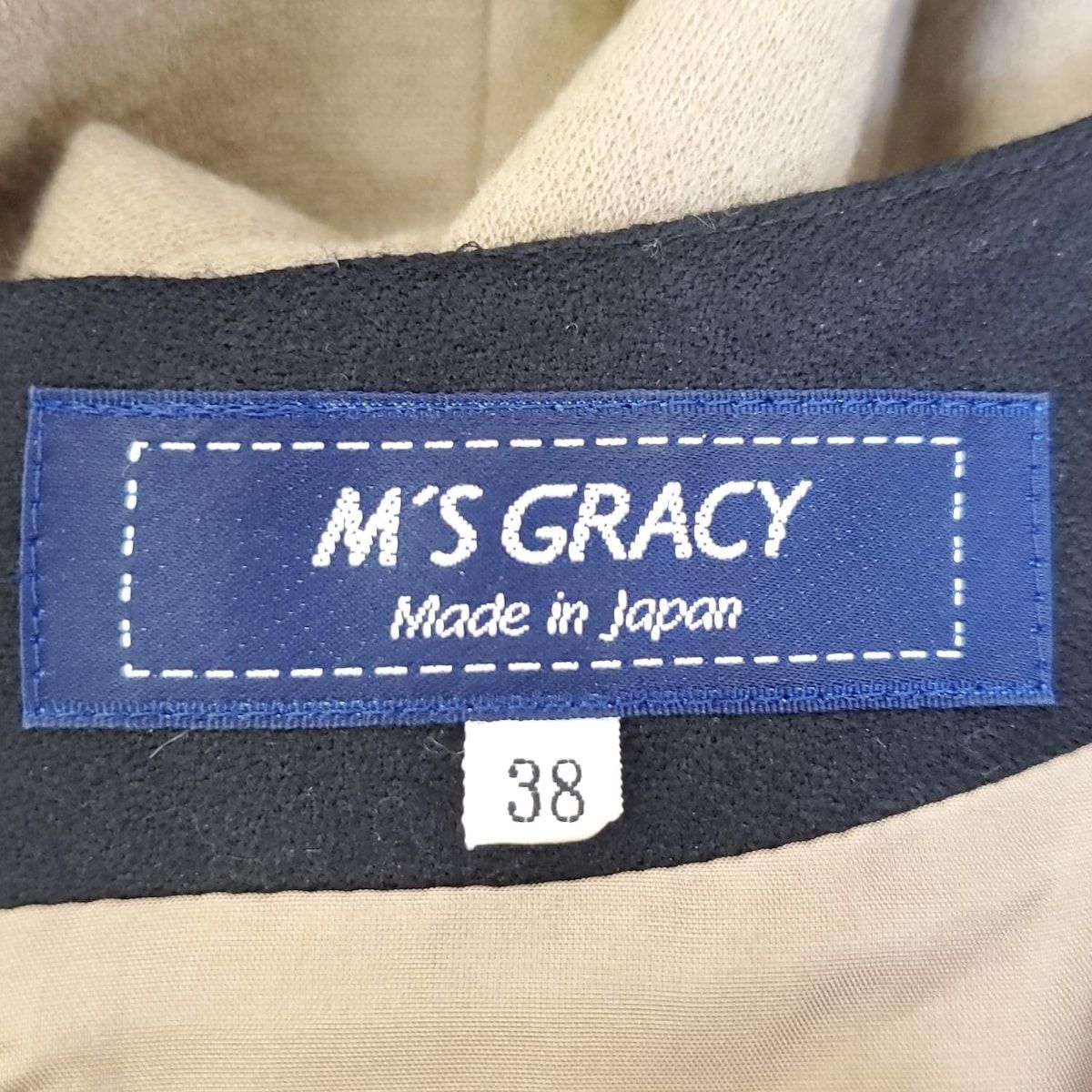 【美品】M'S GRACY 膝丈ワンピース ベージュ フレア 38 リボン 極美品✨M's GRACY レース リボン 膝丈ワンピース ベージュ 38 - メルカリ