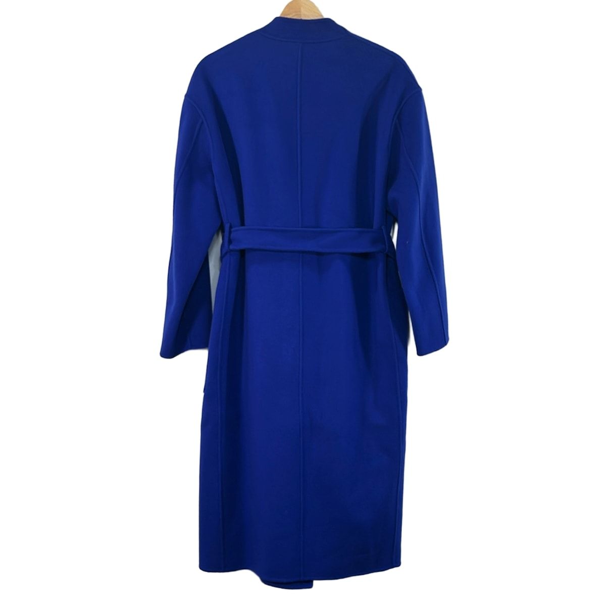 UNITED ARROWS ウールショートコート ブルー ユナイテッドアローズ UNITED ARROWS(ユナイテッドアローズ) コート サイズ38 M レディース美