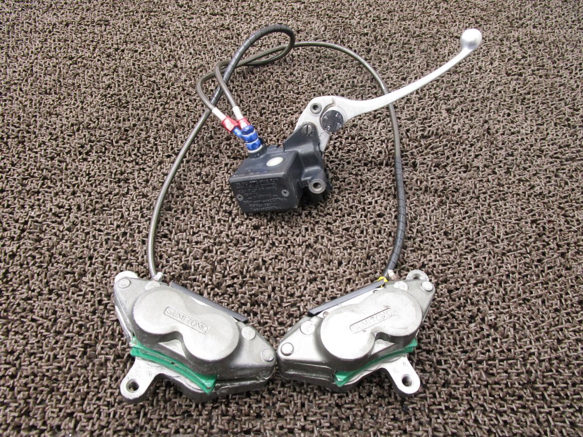 XJR1200 フロントキャリパー マスター ブレーキレバー ▲A6799！4KG ヤマハ 【 4CC 】 キャブ車 動画有