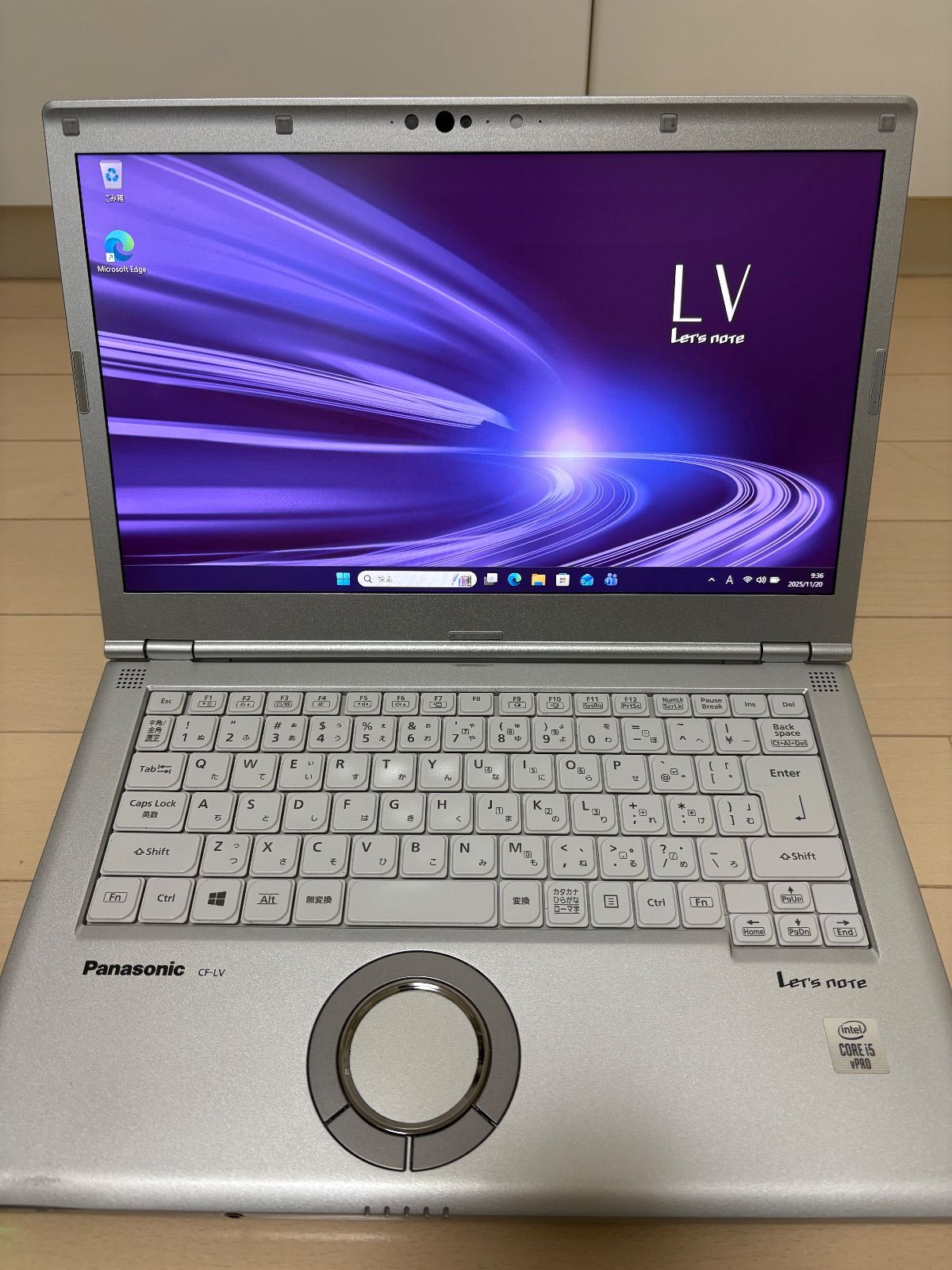 良品/累積6060時間】Panasonic Let's note CF-LV9 Windows11 SSD256GB