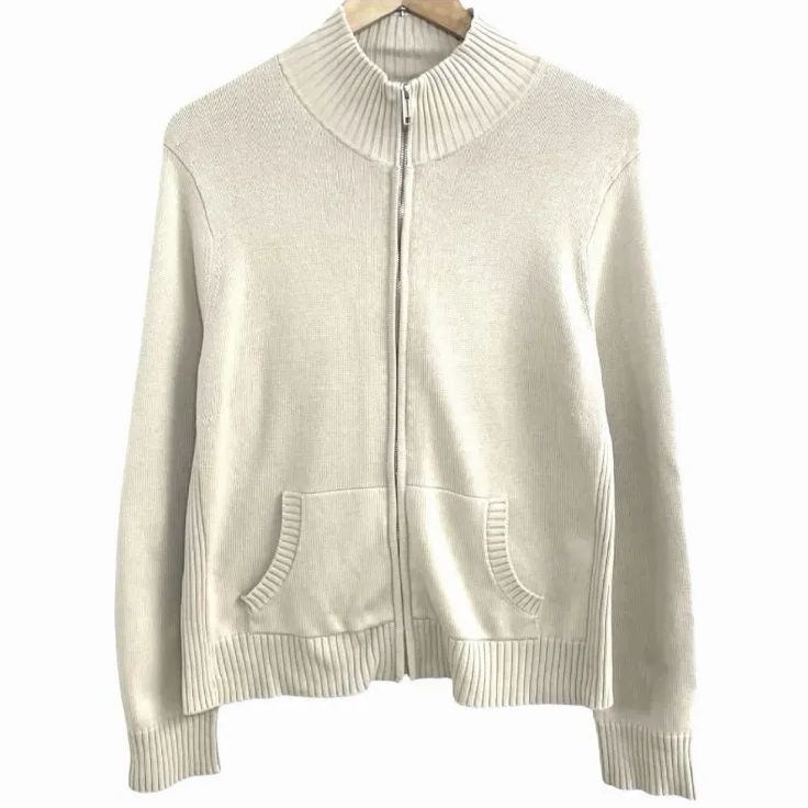 BURBERRY LONDON バーバリー ロンドン ジップアッニット ジャケット 