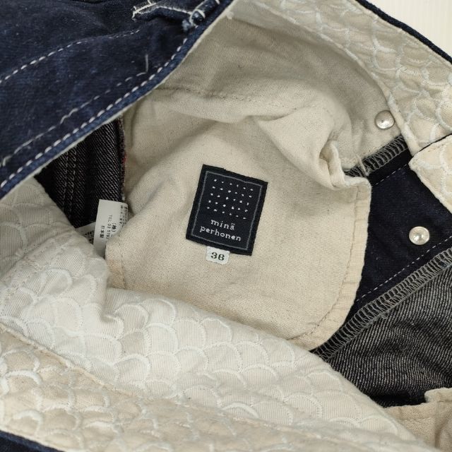mina perhonen always テーパードデニム dn4362D 定価35200円 コットン
