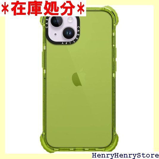 CASETiFY ウルトラ インパクト iPhone 14 ケース MIL規格準拠 5x MIL-STD-810G /3.5mからの落下試験をクリア - キウイ グリーン 441