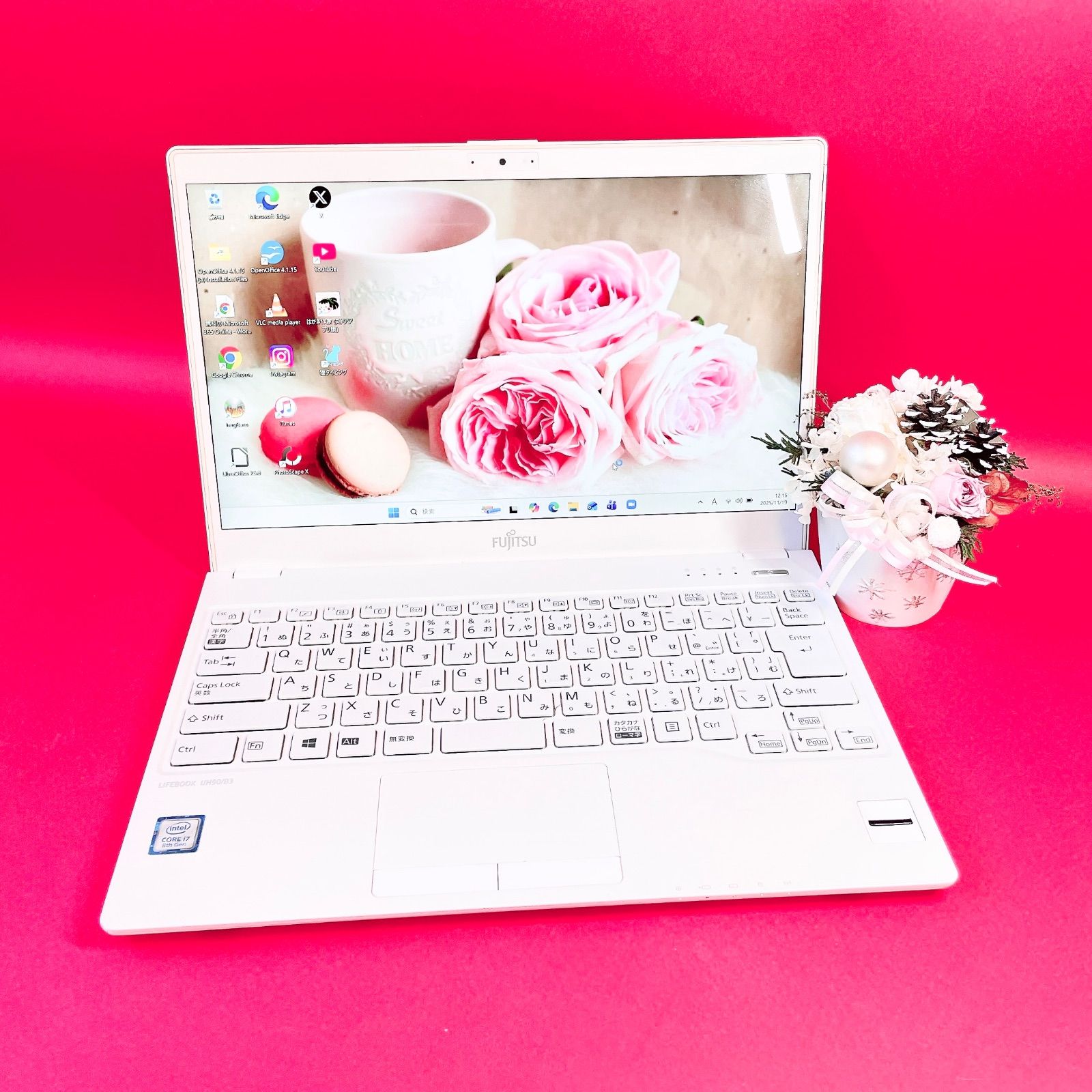 美品❤️Corei7✨Win11✨容量たっぷり✨初期設定済みなのですぐ使える❤️ Windows11切り替えに❣️小型軽量ノートパソコン Corei7 第8世代