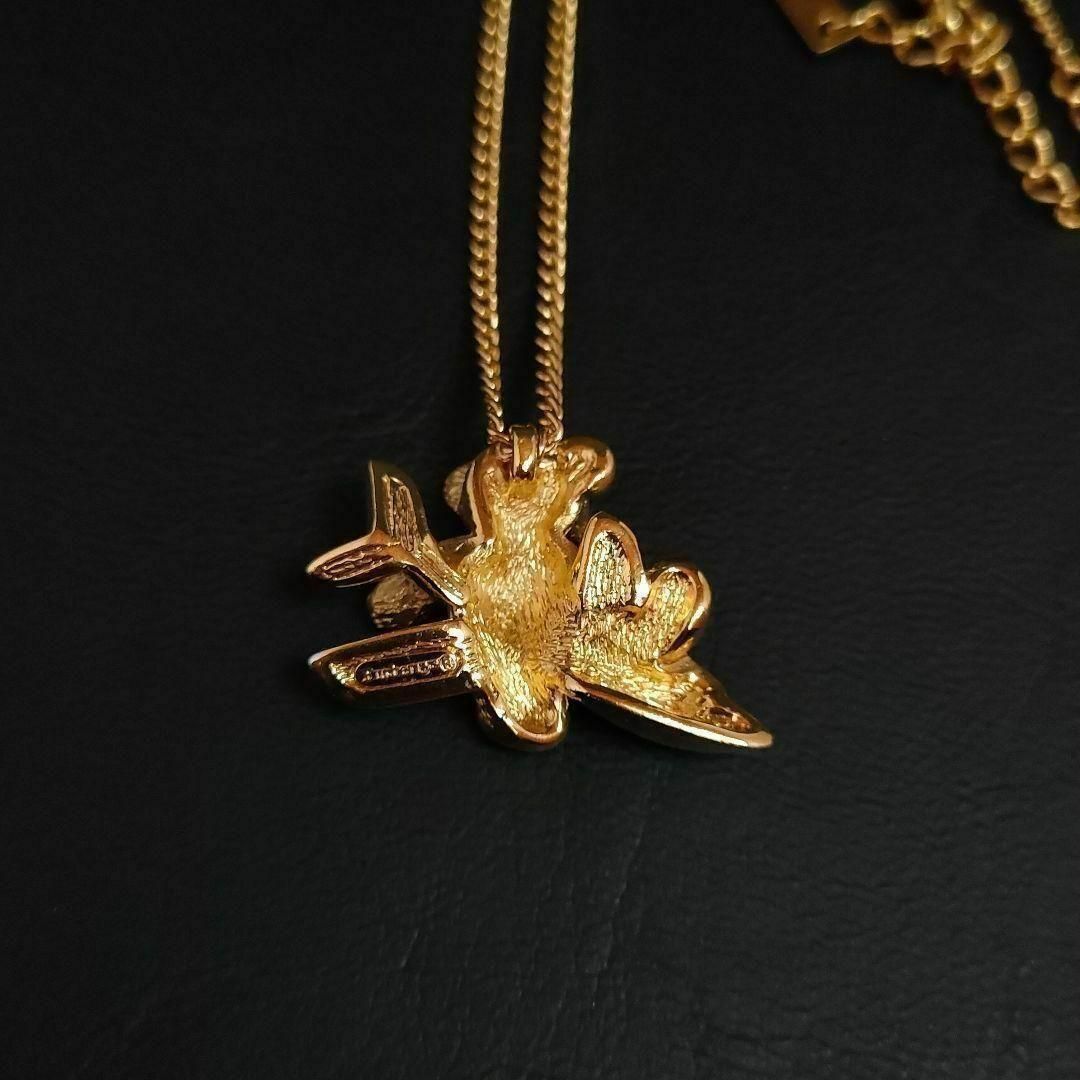 極美品　BURBERRY　バーバリー　ネックレス　丸カン ゴールド　メッキ 極美品】Burberry バーバリー ネックレス ゴールド クマ JAL限定品