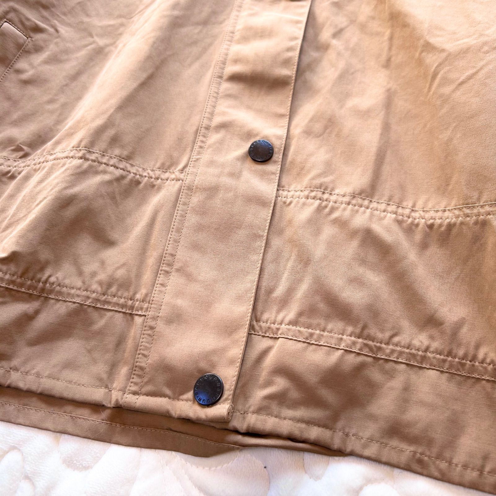 現行 BARBOUR バブアー BIG SPEY ビッグスペイ ピーチスキン フード 
