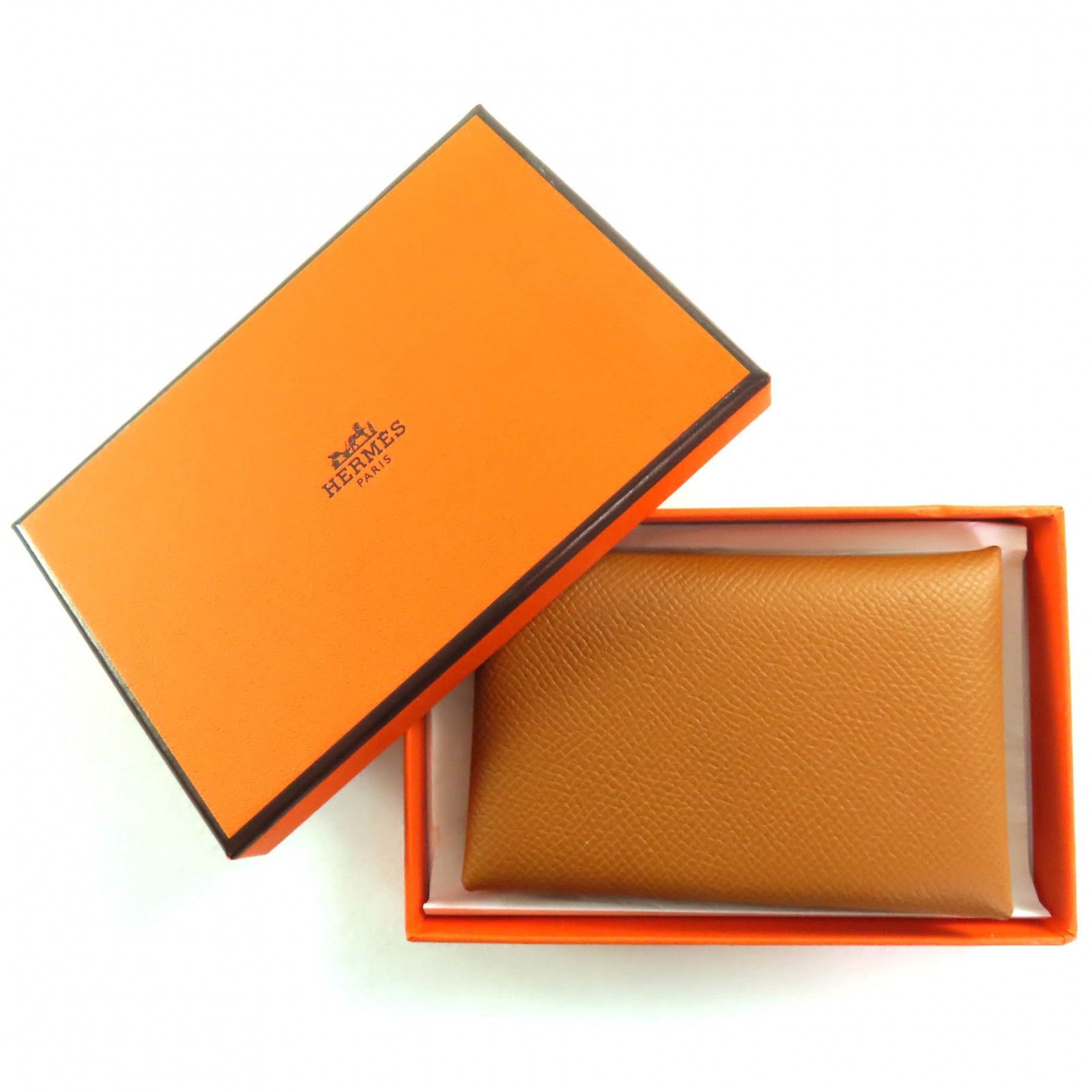 未使用品◇HERMES エルメス カルヴィ ヴォーエプソン ゴールド