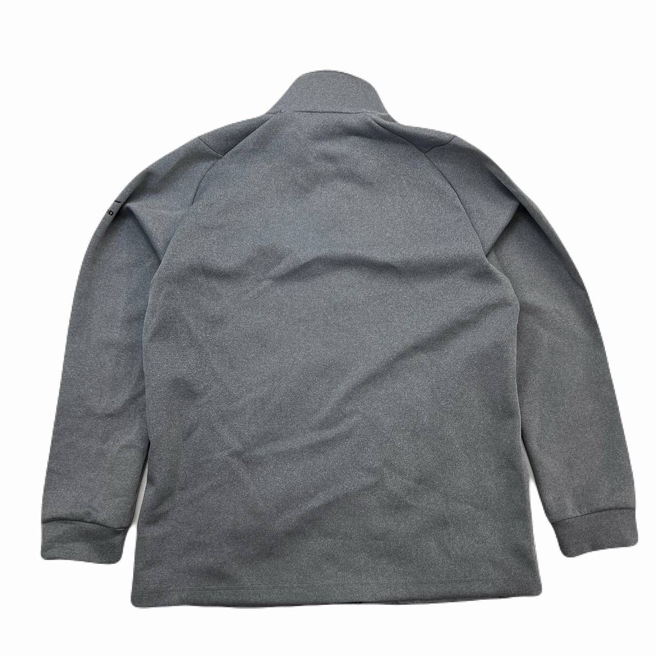 ミズノ ジャージ素材 ジップアップ ジャケット メンズ XL グレー系 