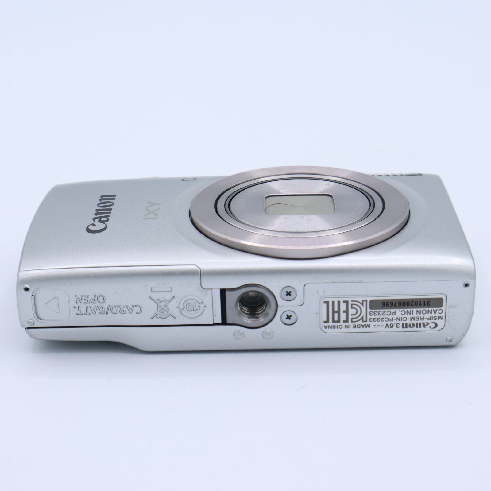 動作品 キャノン PC2333 IXY200 コンパクトデジタルカメラ デジカメ コンパクト デジタルカメラ Canon キヤノン IXY 200 シルバー PC2333