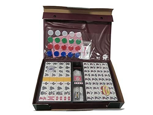 高級麻雀牌 見やすい2L大型高級麻雀牌マージャンパイ【蘭 】ケース付き