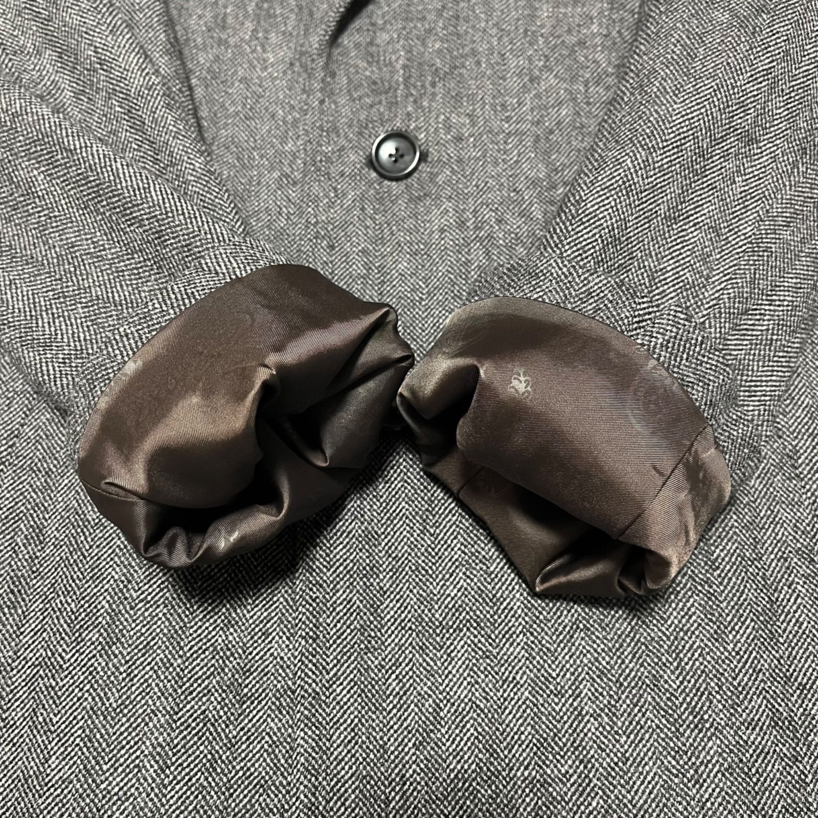 ANGELICO アンジェリコ チェスターコート ロングコート ヘリンボーン