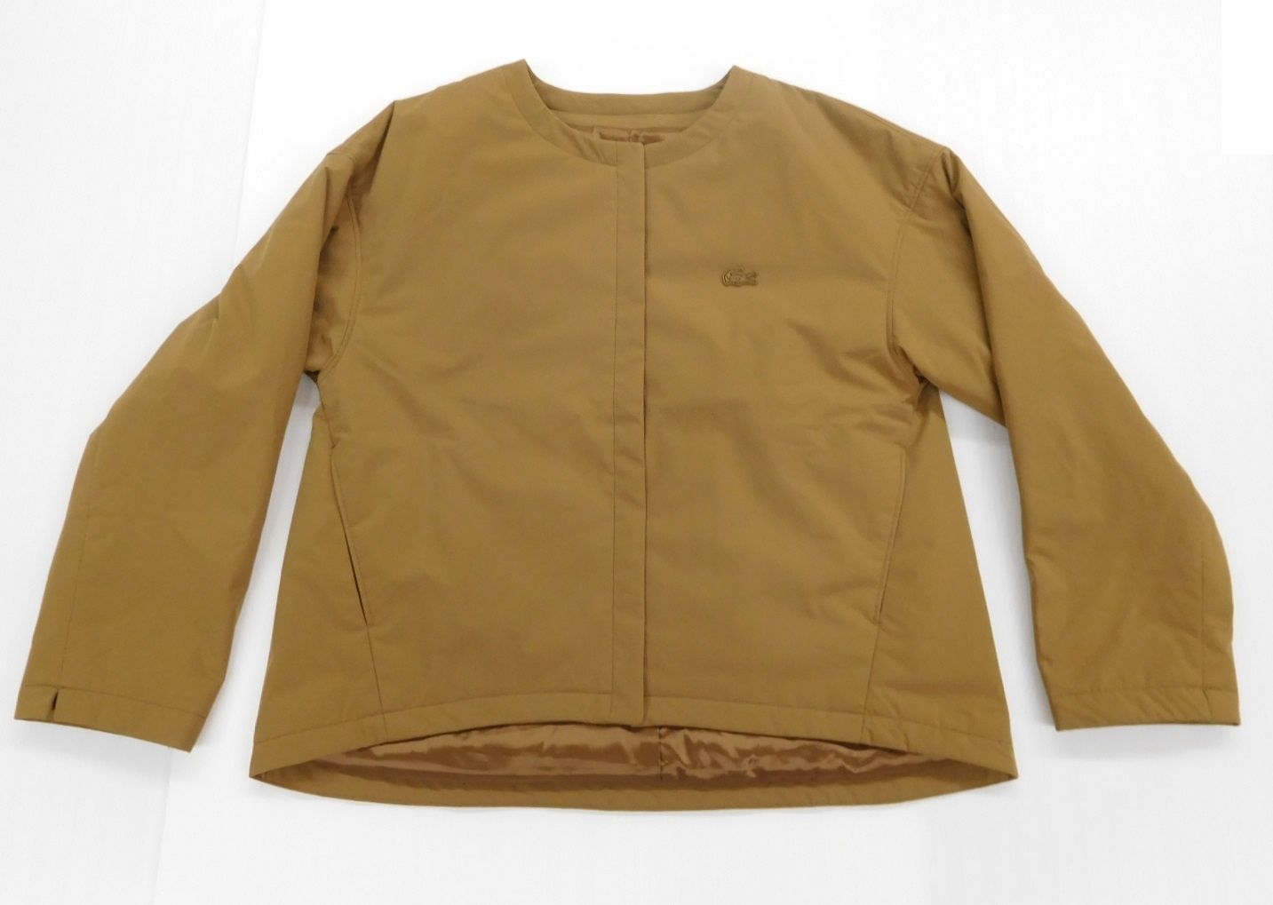 LACOSTE ラコステ パデット ショートコート キャメル size:38囗T巛 
