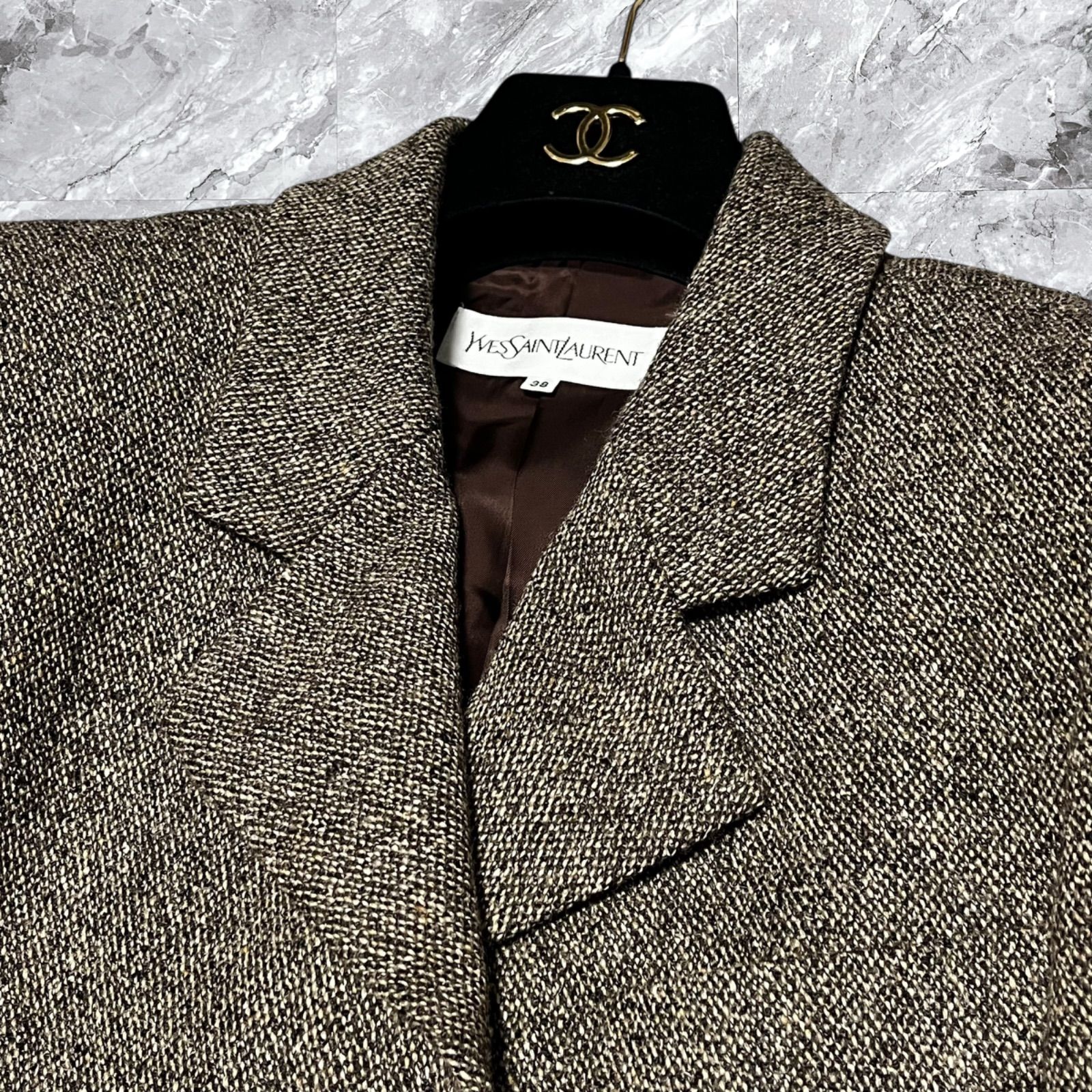 Yves Saint Laurent イヴサンローラン チェスターコート ロングコート