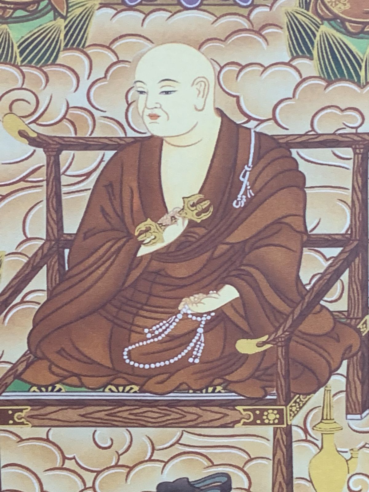 掛軸 作者不明 仏心 佛心 落款あり 哲山 木箱付き 人物画 日本美術 年中掛け 掛軸 作者不明 仏心 佛心 落款あり 哲山 木箱付き 人物画 日本