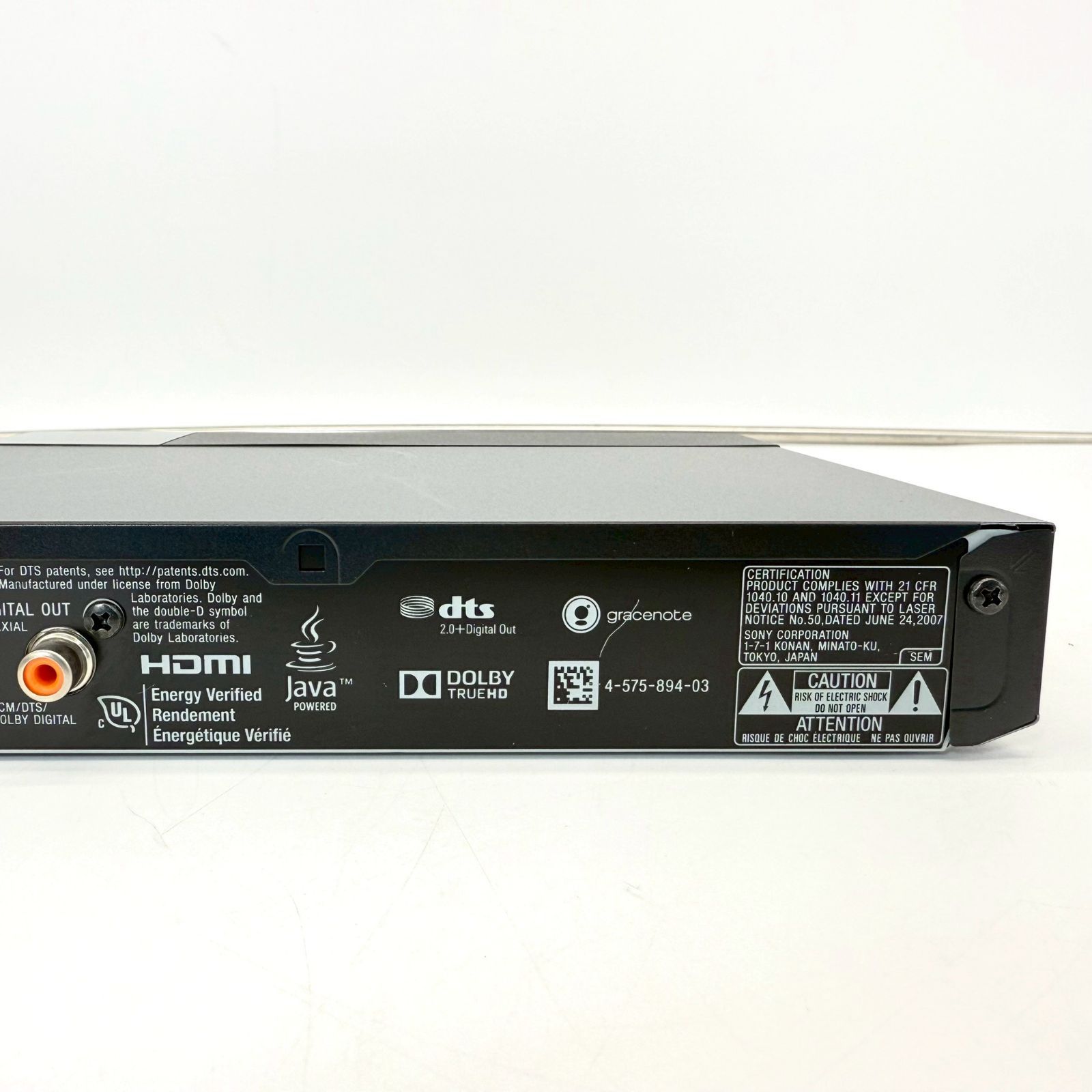 SONY BDP-S3700 リージョンフリー BluRay/DVD プレーヤー 【公式通販】