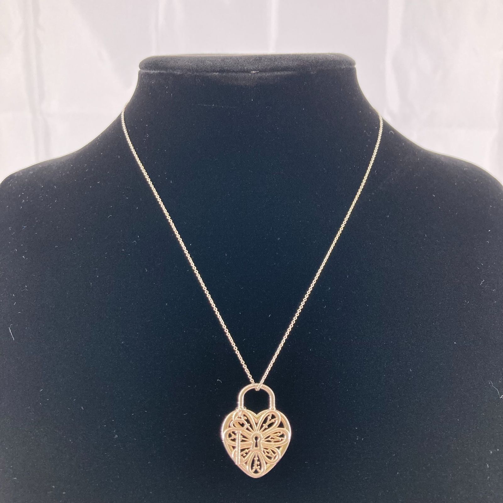 TIFFANY＆CO(ティファニー) フィリグリーハートキー ネックレス Sv925