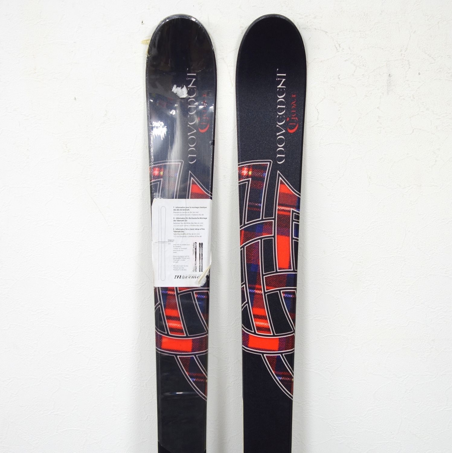 テレマークスキー ビィンディング 75mm 未使用 ムーブメント Movement Climax 173cm ビンディング Rottegella