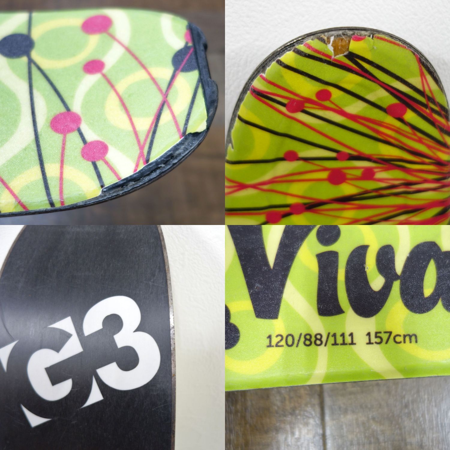 ジースリー G3 Viva 157cm テック ビンディング DYNAFIT ST 山スキー