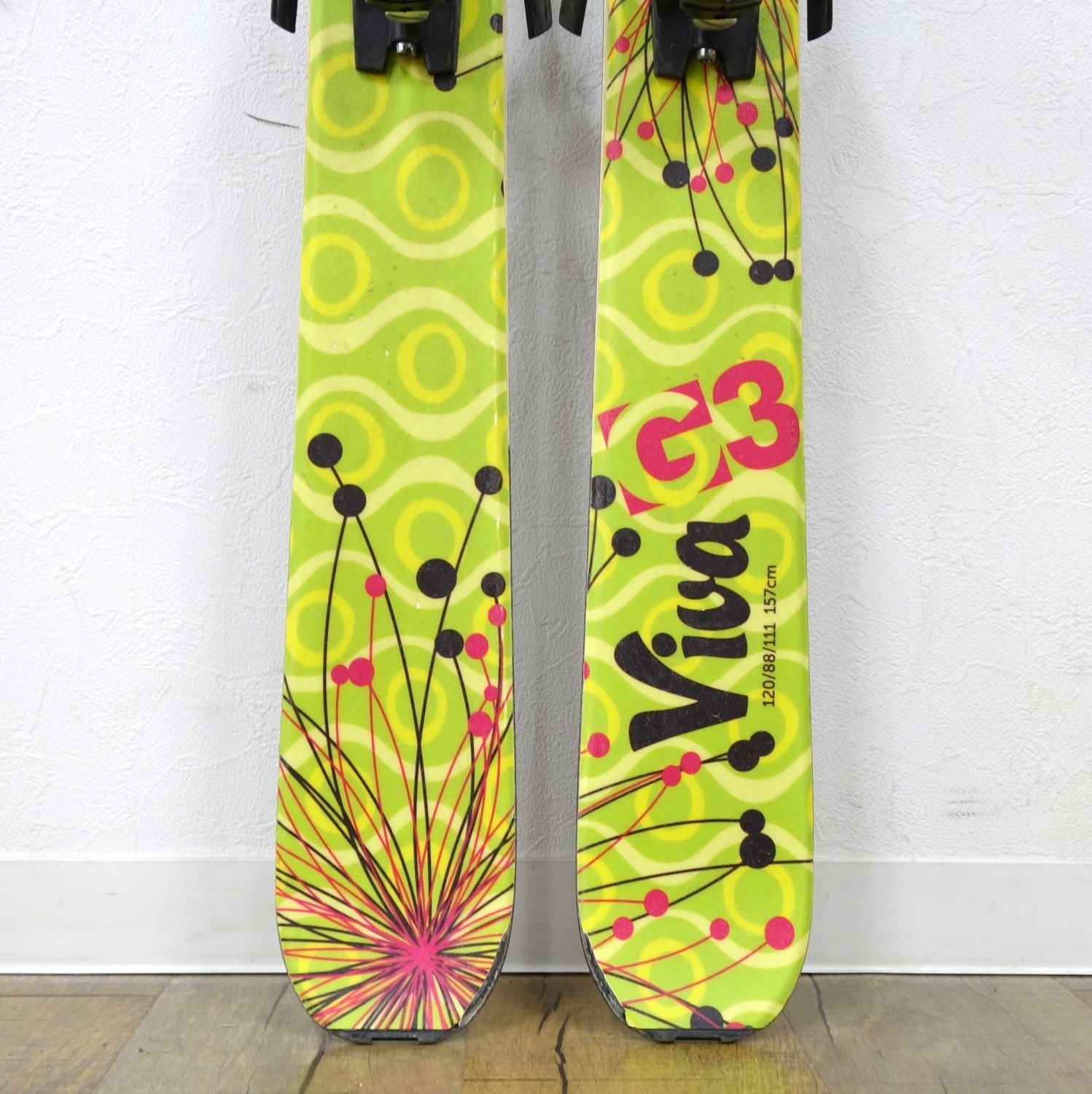 ジースリー G3 Viva 157cm テック ビンディング DYNAFIT ST 山スキー