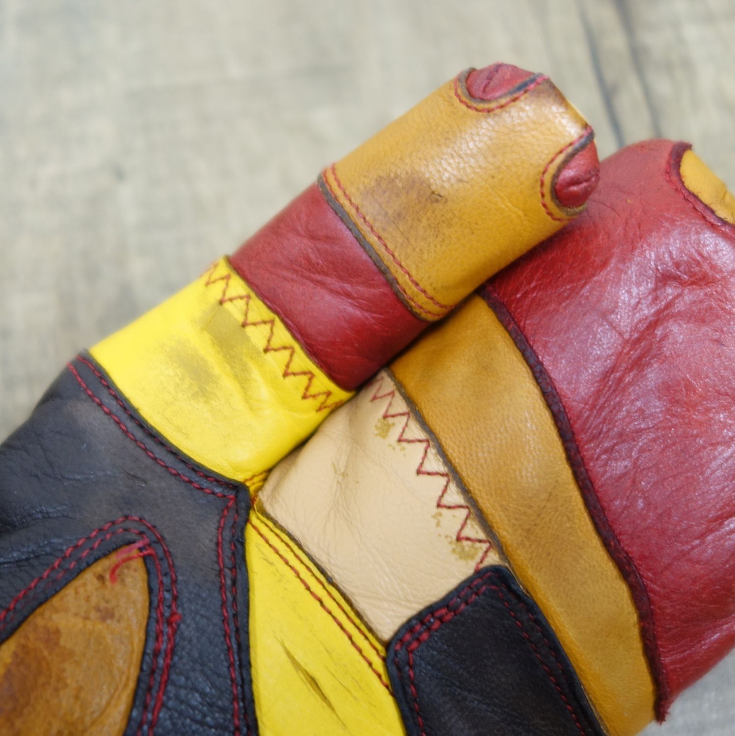 松岡手袋 マツオカ グローブ レザー 3フィンガー 手袋 スキー