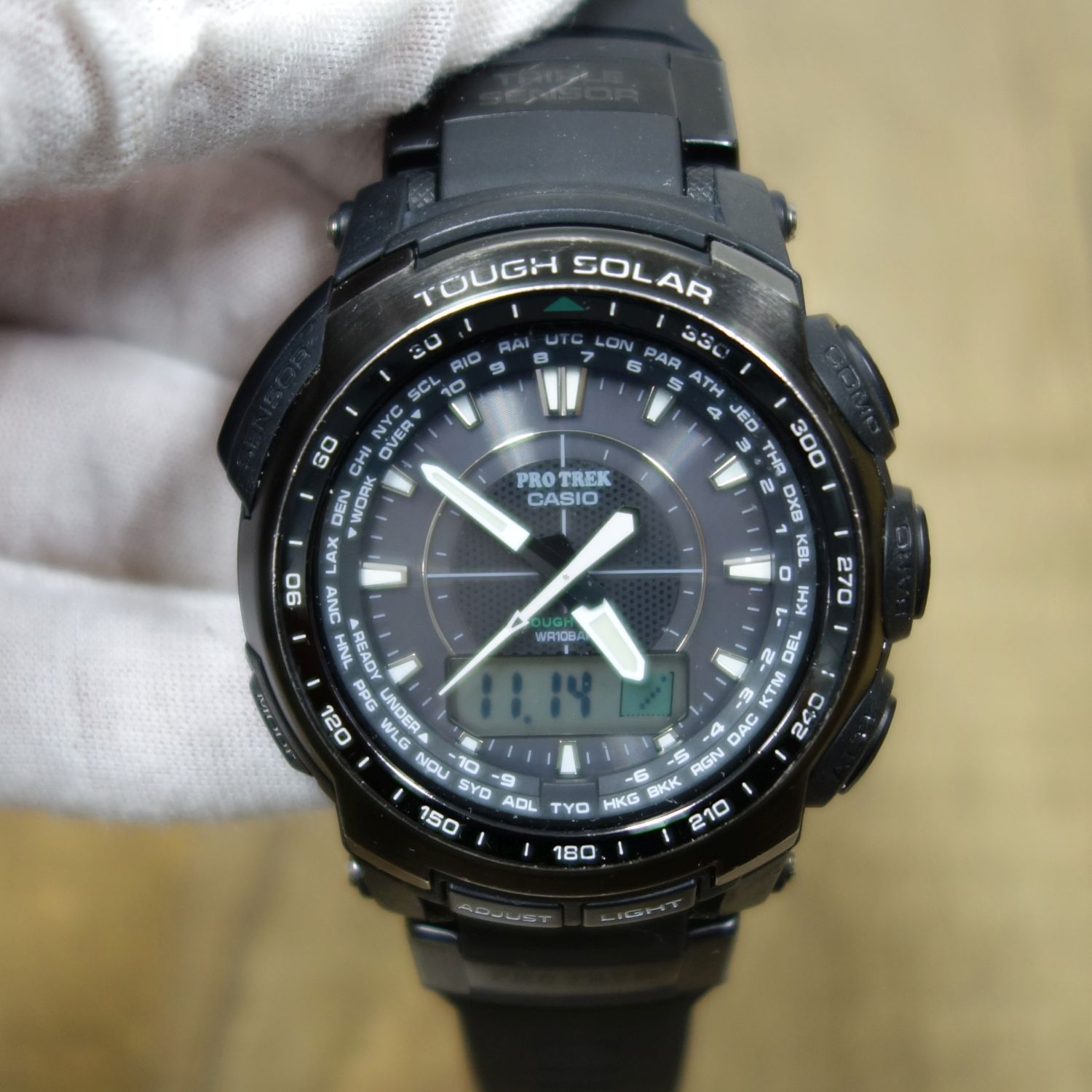 カシオ CASIO PRO TREK TOUGH MVT ソーラー 電波 時計 ウォッチ PRW 