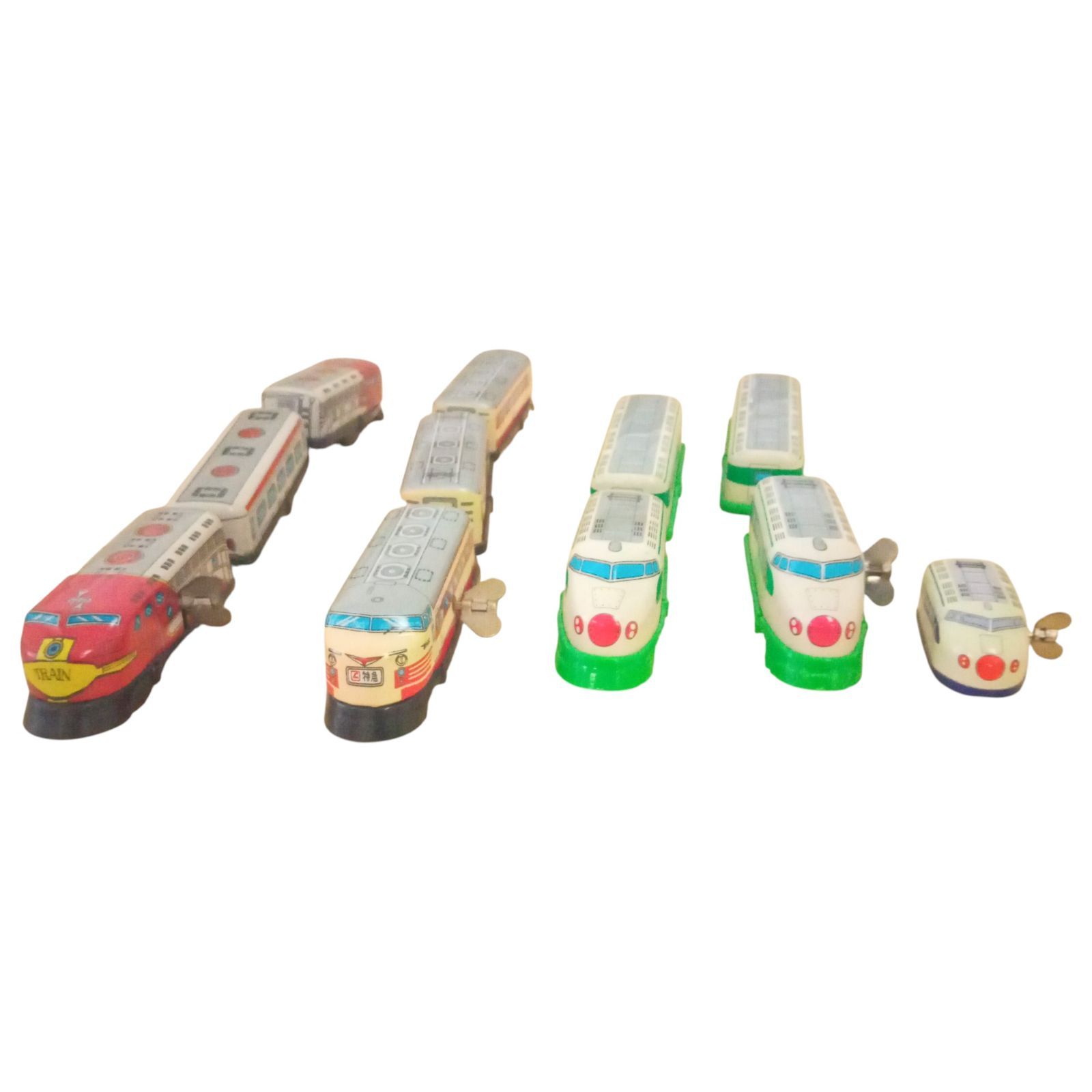 X11239 電車と新幹線のおもちゃ まとめ売り 三両編成 四両編成 一両
