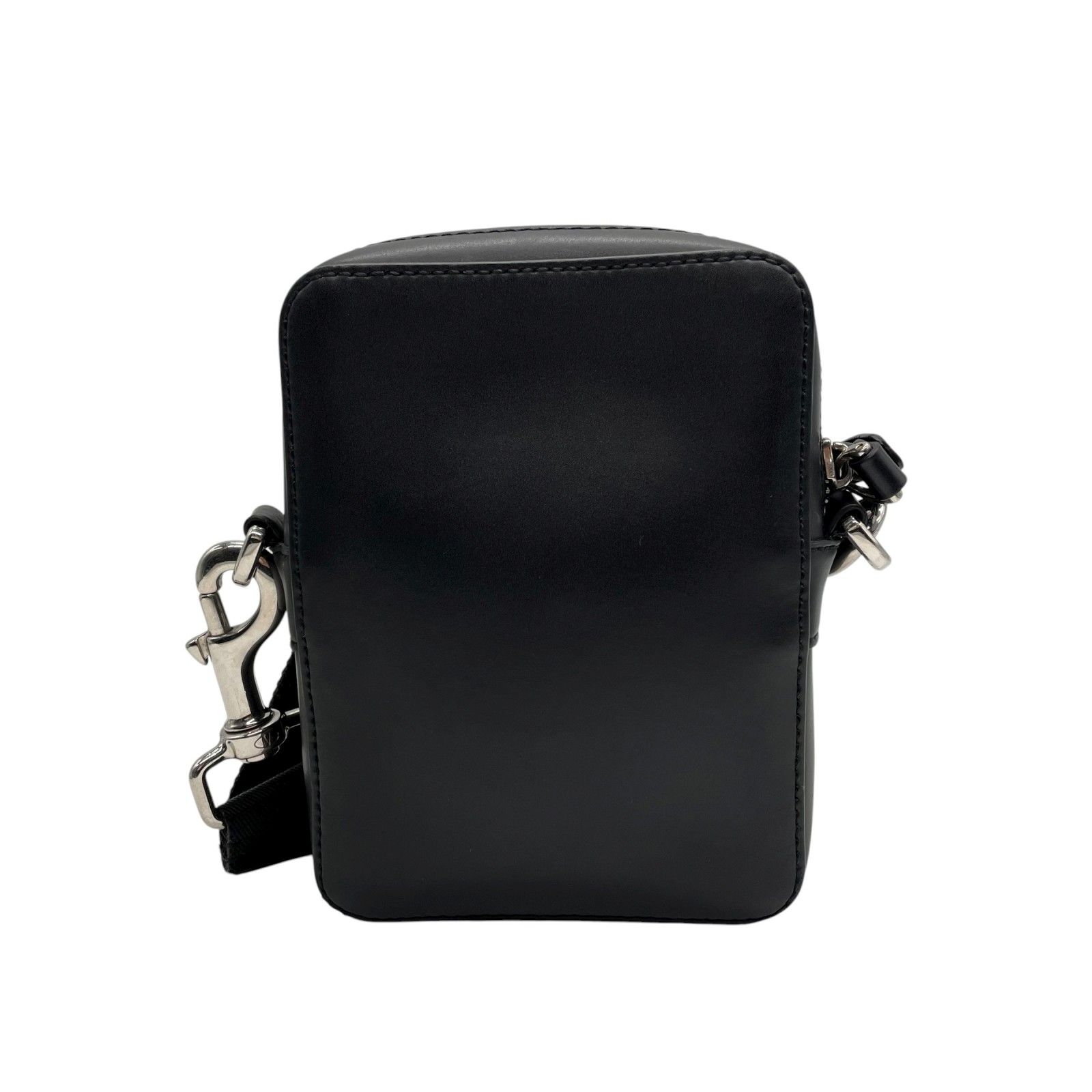 美品 ヴァレンティノ VALENTINO VLTN レザー ショルダーバッグ クロス