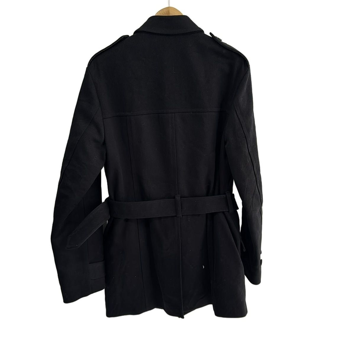 5351 プールオム カスタム Pコート サイズ4 黒 ダブルコート 5351 PourLesHomme(5351プールオム) コート サイズ4 XL メンズ - 黒