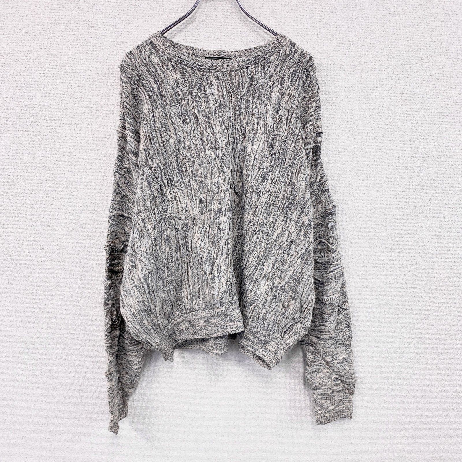 古着 used ～90s CROFT＆BARROW COOGI風コットンニットセーター 3D