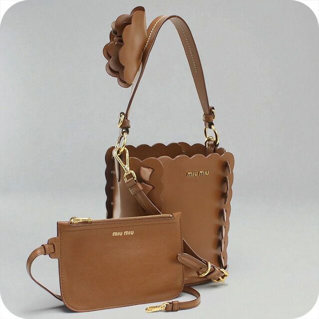 ミュウミュウ MIUMIU バッグ レディース 5BE012 2E6Y F0134 2WAY