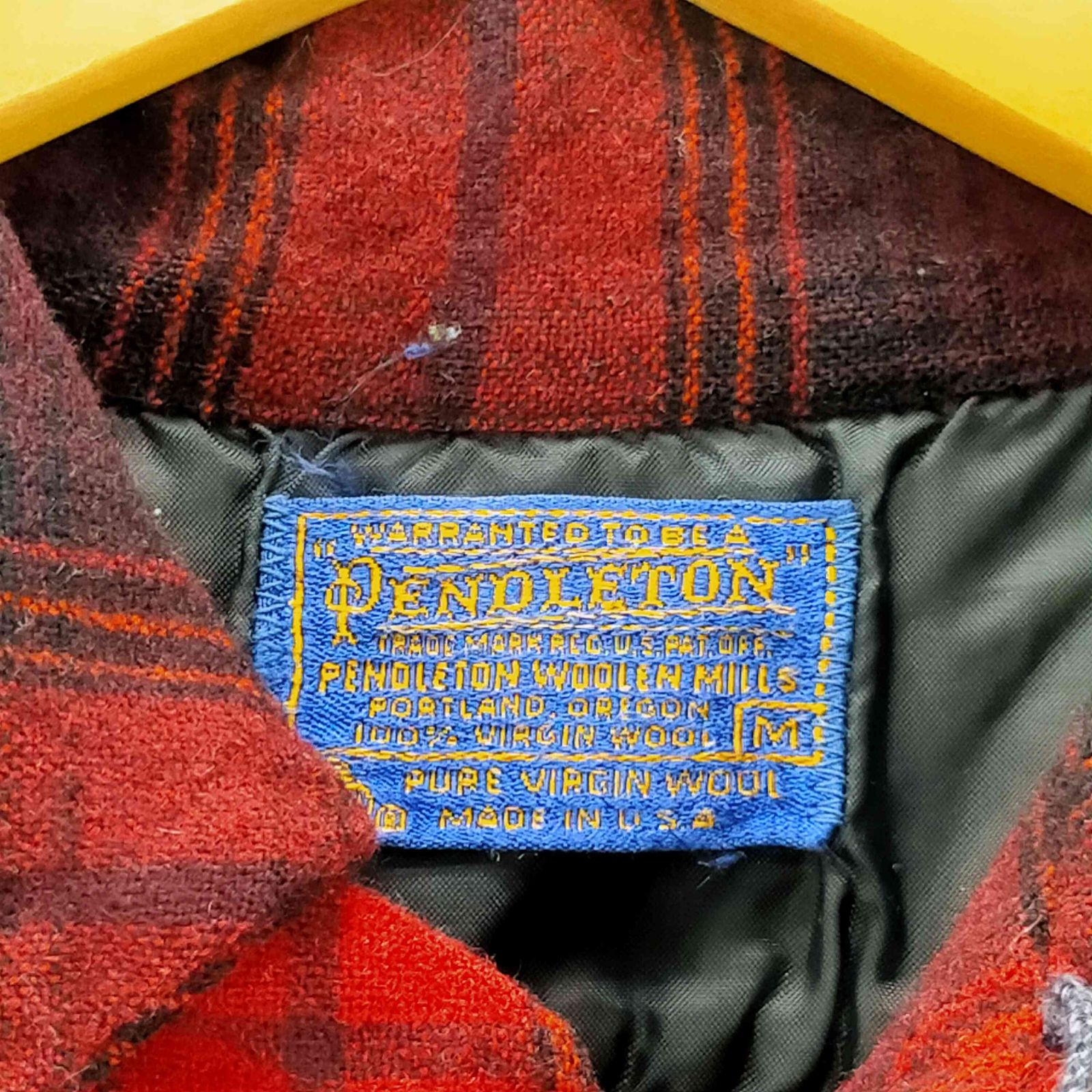 ペンドルトン PENDLETON 70S USA製 PURE VIRGIN WOOL バージンウール