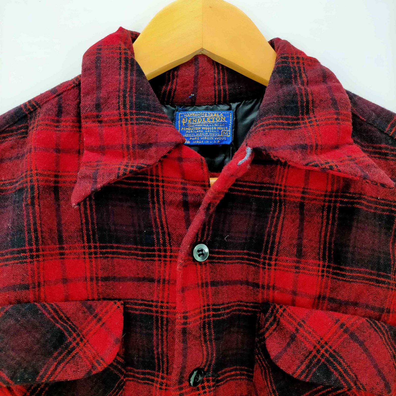ペンドルトン PENDLETON 70S USA製 PURE VIRGIN WOOL バージンウール