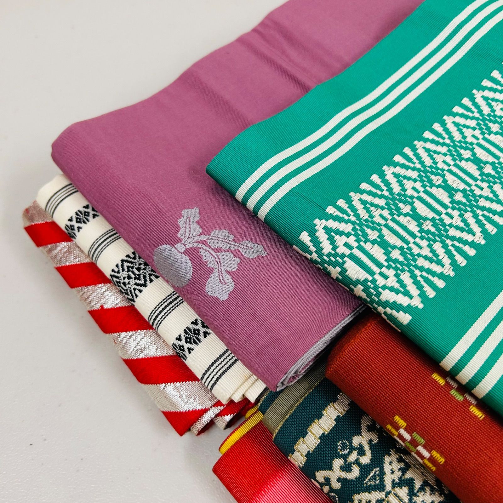 半幅帯 7本 まとめ売り リメイク材料 m-545 - メルカリ