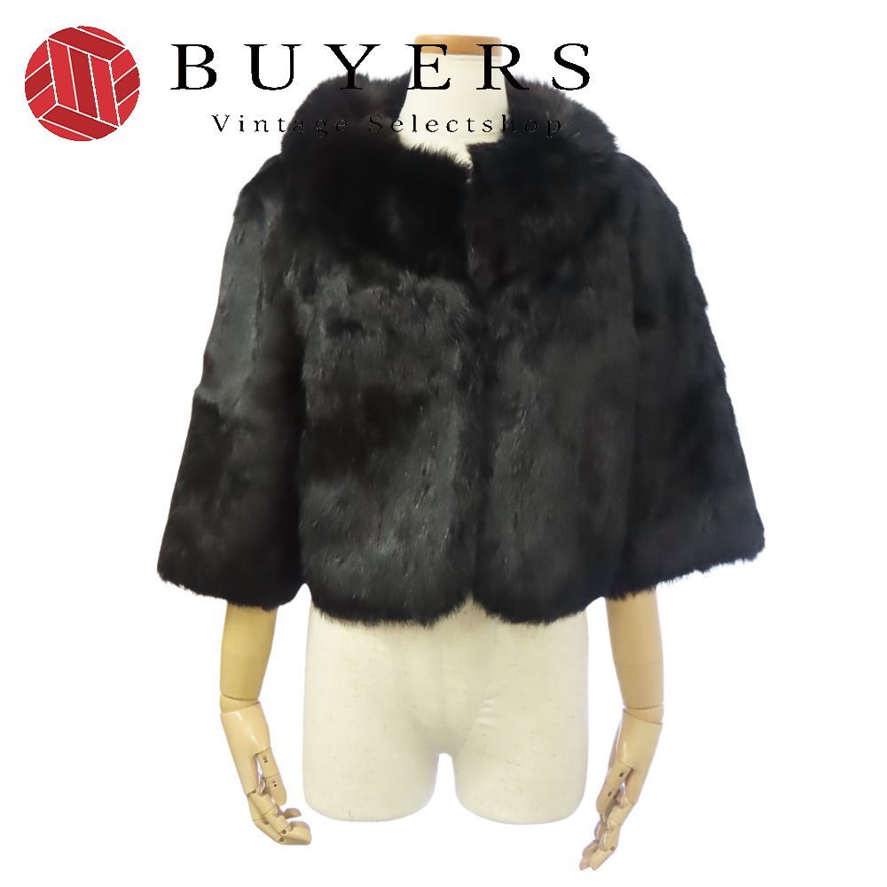 中古】 その他アウター ファーコート ROSASE CLUB M ラビットファー