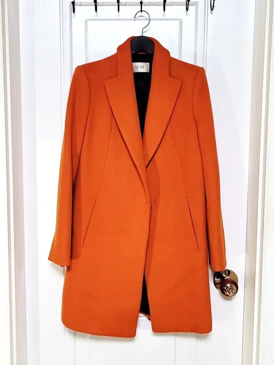SJSJ (エスジェイエスジェイ) The HANDSOME オレンジ色 ウール コート
