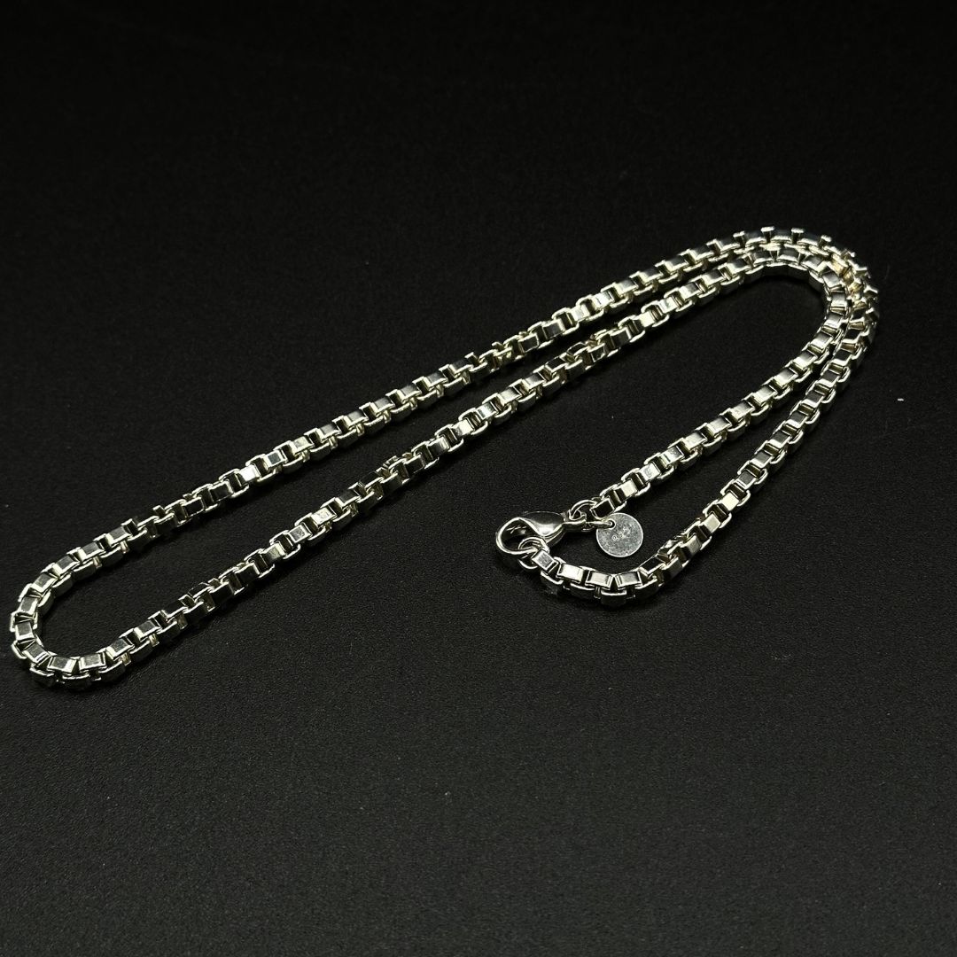 美品】Tiffany & Co ベネチアン チェーン ネックレス シルバー925