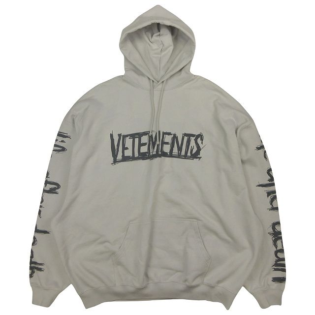 極美品 23AW ヴェトモン VETEMENT WORLD TOUR LOGO HOODIE ワールド 