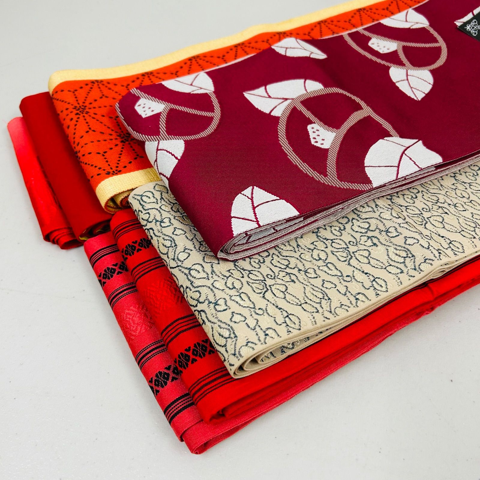 半幅帯 7本 まとめ売り リメイク材料 m-548 - メルカリ