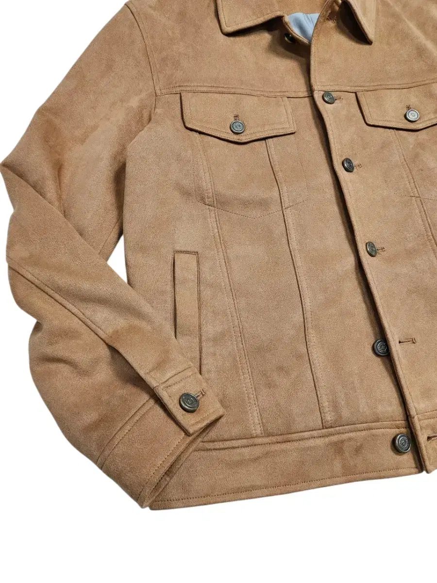 90s Cosby 40→XL スウェードボンバージャケット ブルゾン茶レザー_ 90s Cosby 40→XL スウェード ボンバージャケット ブルゾン茶レザー