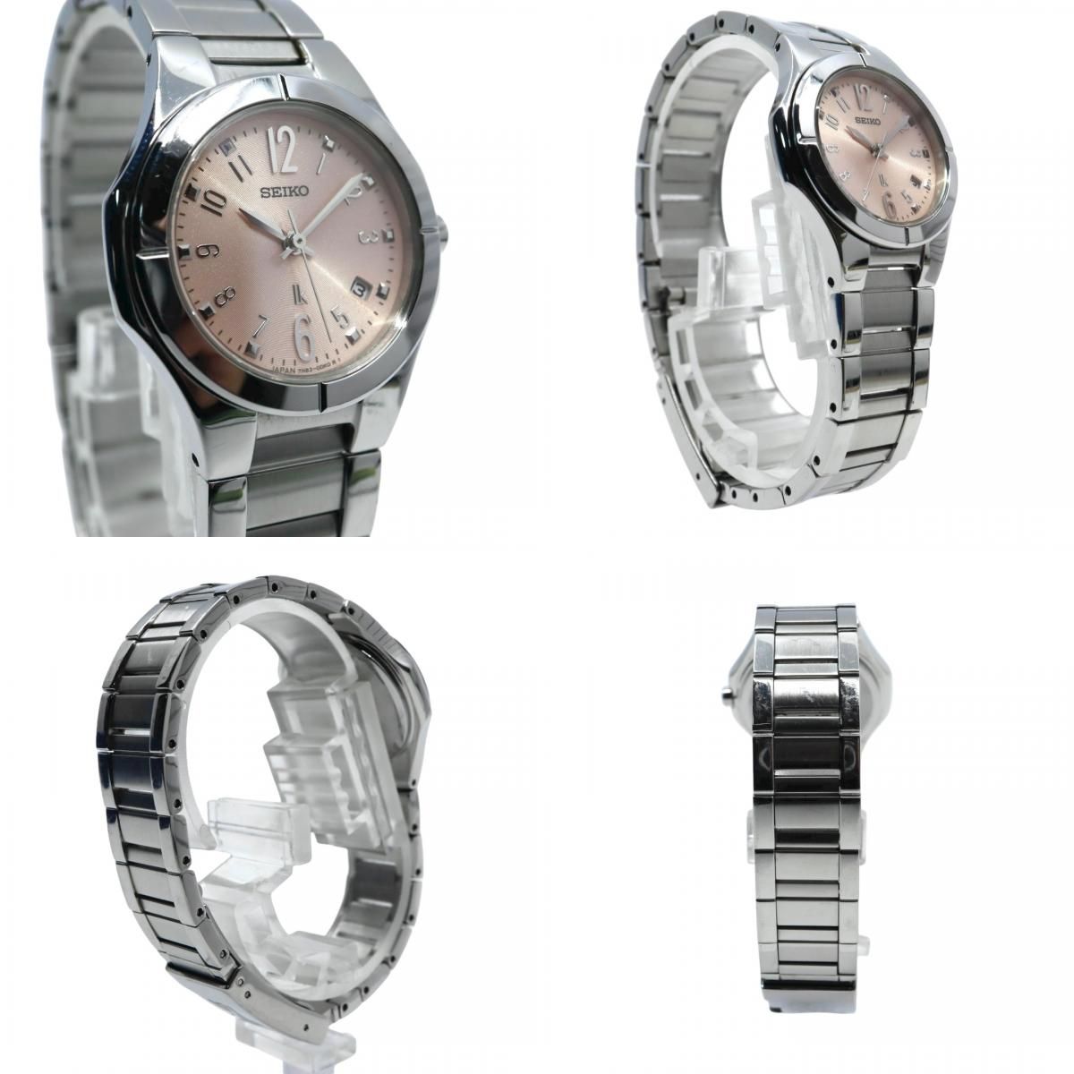 SEIKO セイコー LUKIA ルキア 7N82 ピンク文字盤 ステンレス
