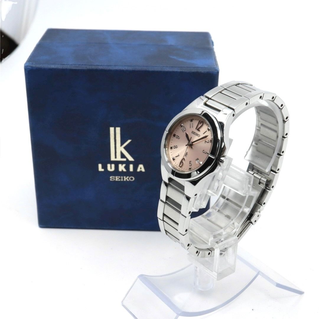 SEIKO セイコー LUKIA ルキア 7N82 ピンク文字盤 ステンレス