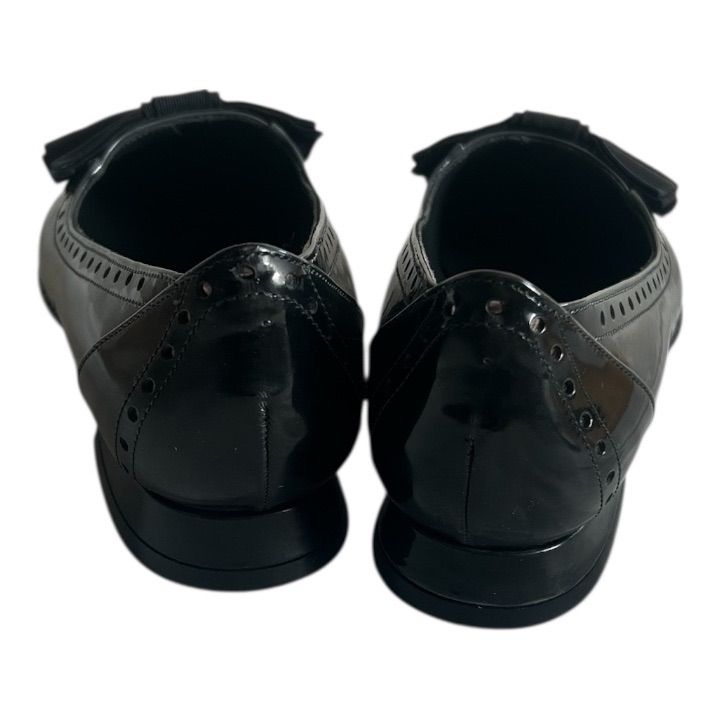 Z1607GINZA Kanematsu 銀座かねまつ パンプス リボン ブラック