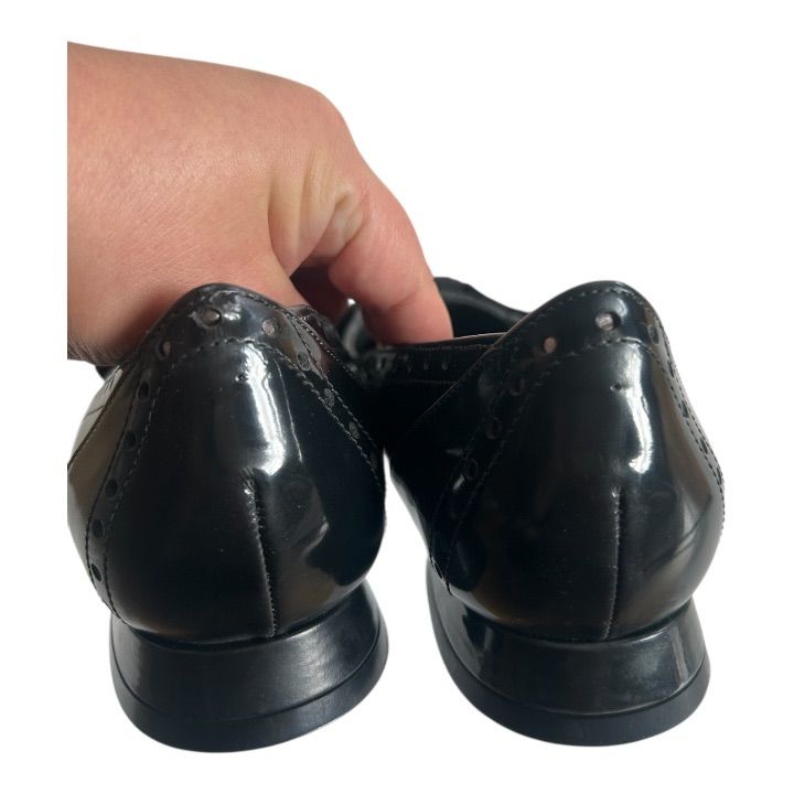 Z1607GINZA Kanematsu 銀座かねまつ パンプス リボン ブラック