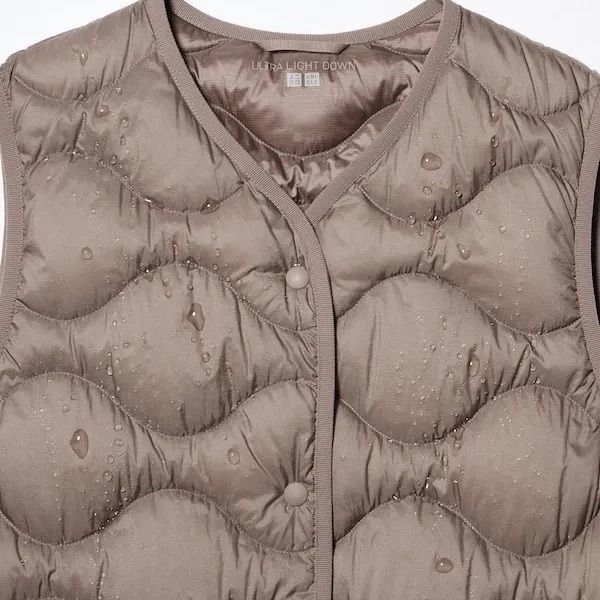 ウルトラライトダウンロングベスト ダウンベスト