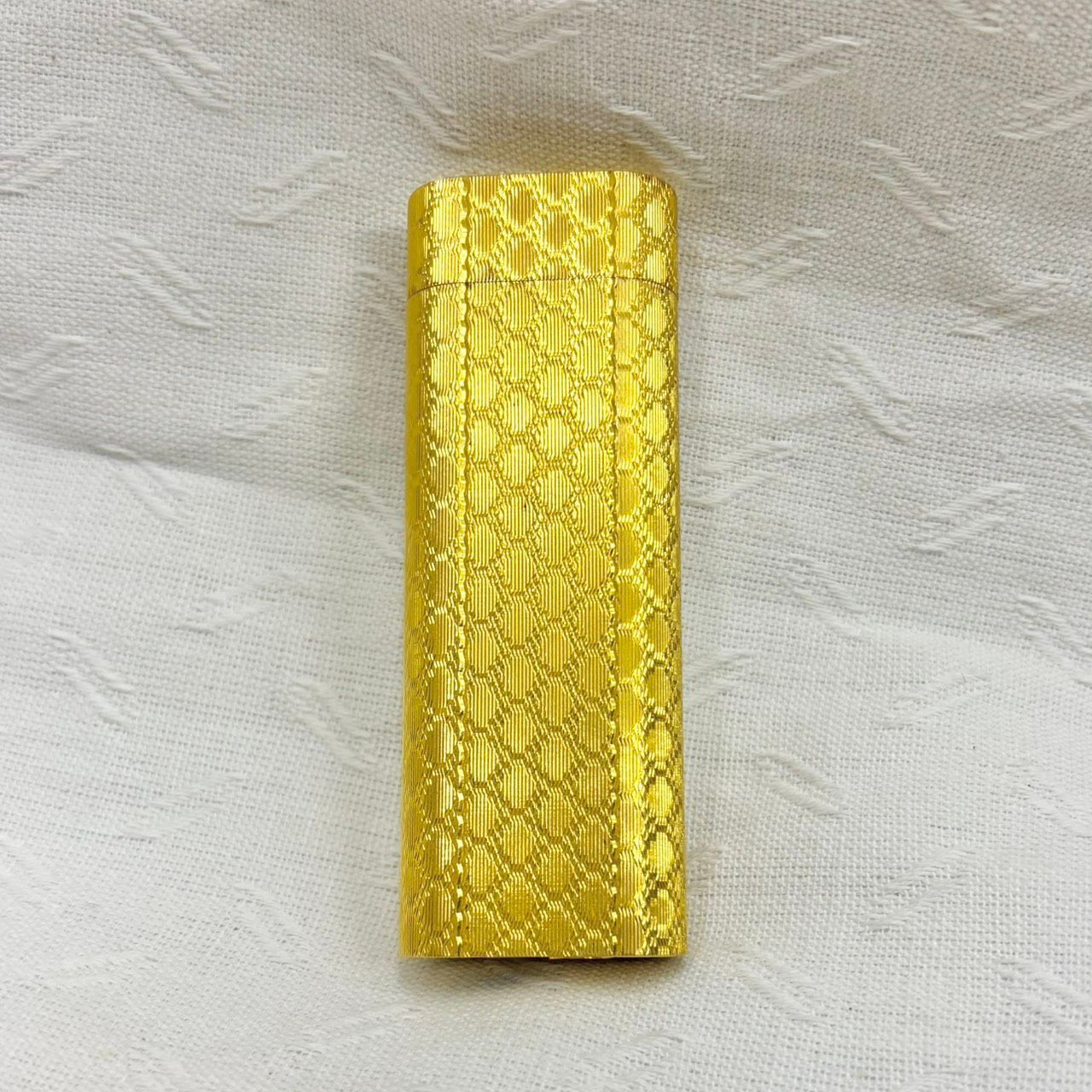 250 Cartier カルティエ 柄 ガスライター ゴールド オーバル 